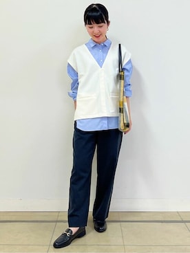 「Jack Gomme（ジャックゴム）のアイテム」を使った、natsukiさん（レディース・156cm）の秋コーディネート