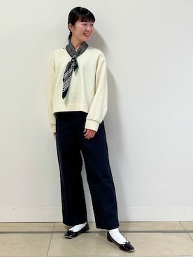 「Repetto（レペット）のアイテム」を使った、natsukiさん（レディース・156cm）の冬コーディネート