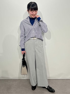 「chausser（ショセ）のアイテム」を使った、natsukiさん（レディース・156cm）の春コーディネート