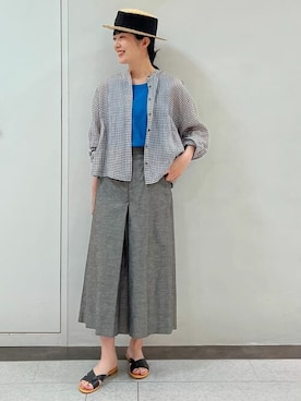 「スカーチョ」｜natsukiさん（レディース・156cm）の春コーディネート