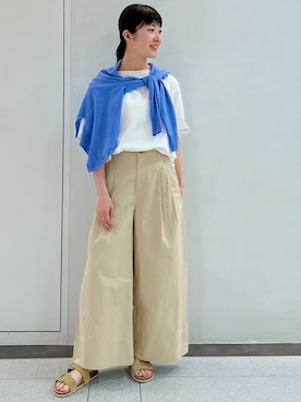 「NATIC（ナティック）のアイテム」を使った、natsukiさん（レディース・156cm）の夏コーディネート