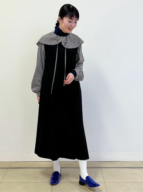 セール】◇ドットプリント襟付きブラウス（シャツ/ブラウス）｜human