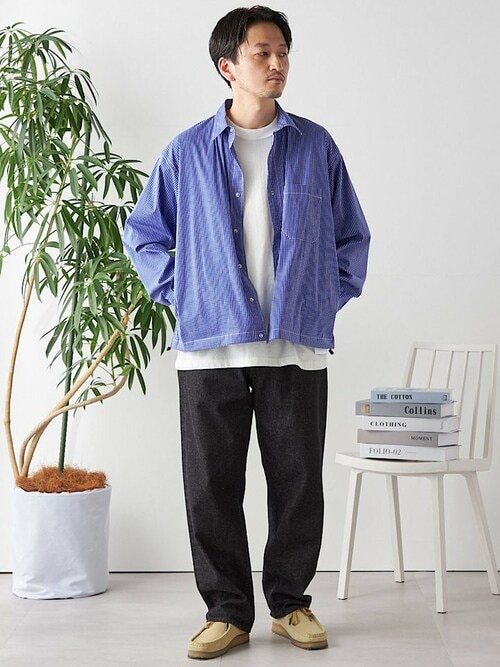 【SHIPS any別注】*HINSON: コード スポーツ シャツ ジャケット◆
