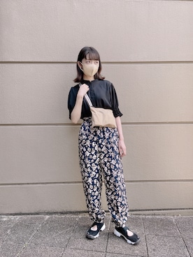 「韓国好きな人と繋がりたい」｜리나𓂃𓂂𓏸さん（レディース・154cm）の夏コーディネート