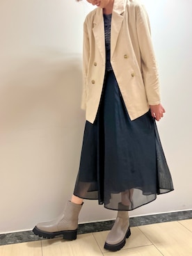 「HIMIKO（ヒミコ）のアイテム」を使った、卑弥呼　新宿京王百貨店さん（レディース・170cm）の秋コーディネート