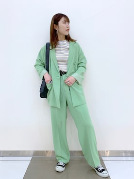 「PBLIM（ページボーイリム）のアイテム（テーラードジャケット）」を使った、ゆきほさん（レディース・159cm）の冬コーディネート