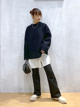 ゆきほさん（レディース・159cm）の冬コーディネート