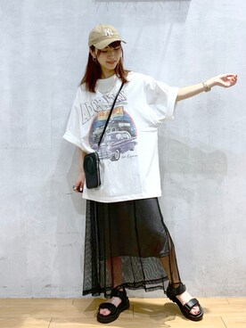 ゆきほさん（レディース・159cm）の夏コーディネート