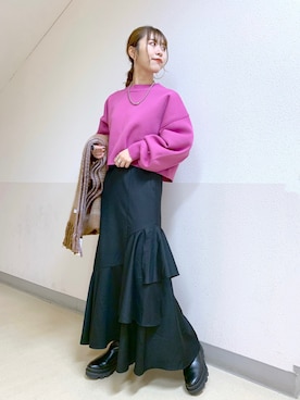 ゆきほさん(レディース・159cm)の冬コーディネート