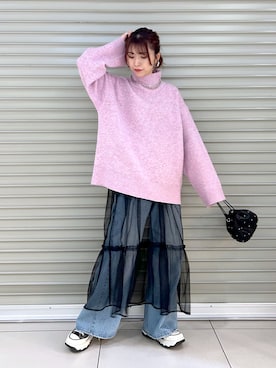 「PAGEBOY（ページボーイ）のアイテム（ワンピース）」を使った、ゆきほさん（骨格ナチュラル・レディース・159cm）の秋コーディネート