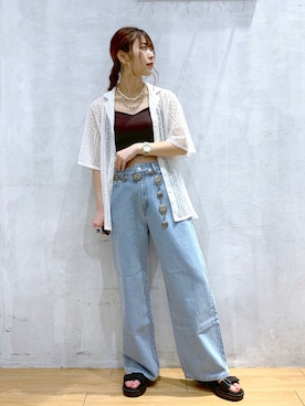 ゆきほさん(レディース・159cm)の夏コーディネート