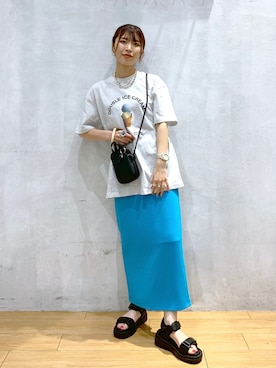 ゆきほさん（レディース・159cm）の夏コーディネート