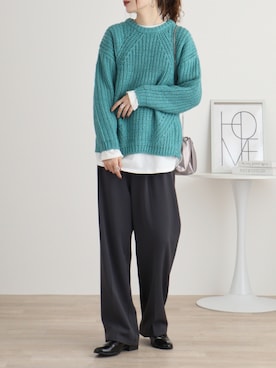 「FUNALIVE（ファンアライブ）のアイテム」を使った、funalive_womenさん（レディース・170cm）の秋コーディネート