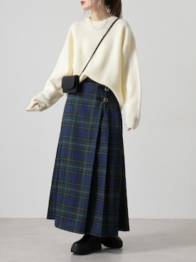 funalive_womenさんの（AZUL by moussy | アズールバイマウジー）を使ったコーディネート