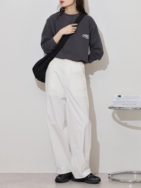 「シンフルコーデ」｜「アイテム（スニーカー）」を使った、funalive_womenさん（レディース・170cm）の春コーディネート