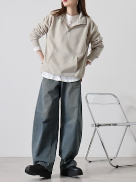 「FUNALIVE（ファンアライブ）のアイテム」を使った、funalive_womenさん（レディース・170cm）の冬コーディネート