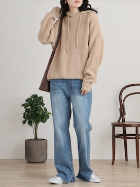 「FUNALIVE（ファンアライブ）のアイテム」を使った、funalive_womenさん（レディース・170cm）の冬コーディネート