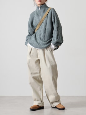 「FUNALIVE（ファンアライブ）のアイテム」を使った、funalive_womenさん（レディース・170cm）の秋コーディネート