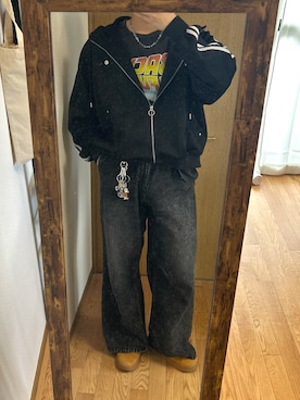 「アイテム（ジャケット/アウター）」を使った、メタさん（メンズ・178cm）の春コーディネート