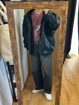 メタさん（メンズ・178cm）の春コーディネート