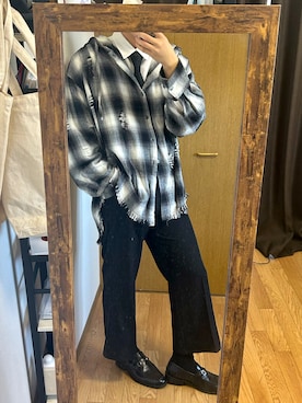 「Loose/ルース（ルース）のアイテム」を使った、メタさん（メンズ・178cm）の春コーディネート