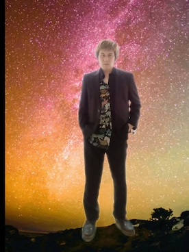 「Aramis（-）のアイテム」を使った、眞理さん（メンズ・173cm）の夏コーディネート