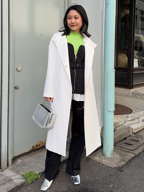 完売間近！】ソフトスタンドカラーコート（その他アウター）｜UNITED