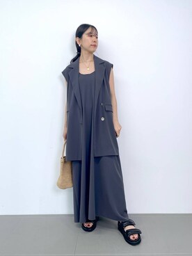 「MADE IN MADA（メイドインマダ）のアイテム」を使った、なーさん（レディース・156cm）の夏コーディネート