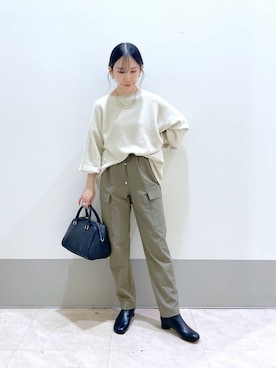 「BARNYARDSTORM」｜なーさん（レディース・156cm）の冬コーディネート