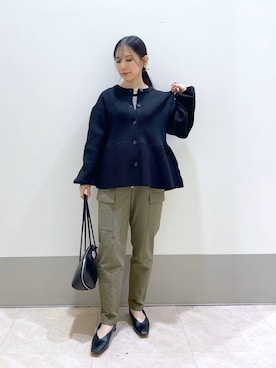 「BARNYARDSTORM」｜なーさん（レディース・156cm）の冬コーディネート