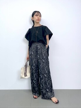「アイテム（トートバッグ、その他）」を使った、なーさん（レディース・156cm）の夏コーディネート