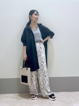 「tov（トーヴ）のアイテム」を使った、なーさん（レディース・156cm）の夏コーディネート