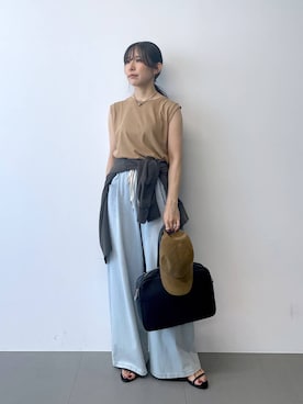 「アイテム（キャップ）」を使った、なーさん（レディース・156cm・30代）の夏コーディネート