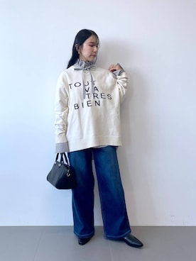 「BARNYARDSTORM」｜なーさん（レディース・156cm）の冬コーディネート