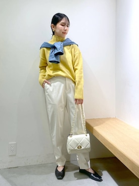 ほぼ新品＊BARNYARDSTORM 美脚も暖かさも／ボンディング裏毛パンツ0p BARNYARDSTORM（バンヤードストーム）の「BARNYARDSTORM / 美脚