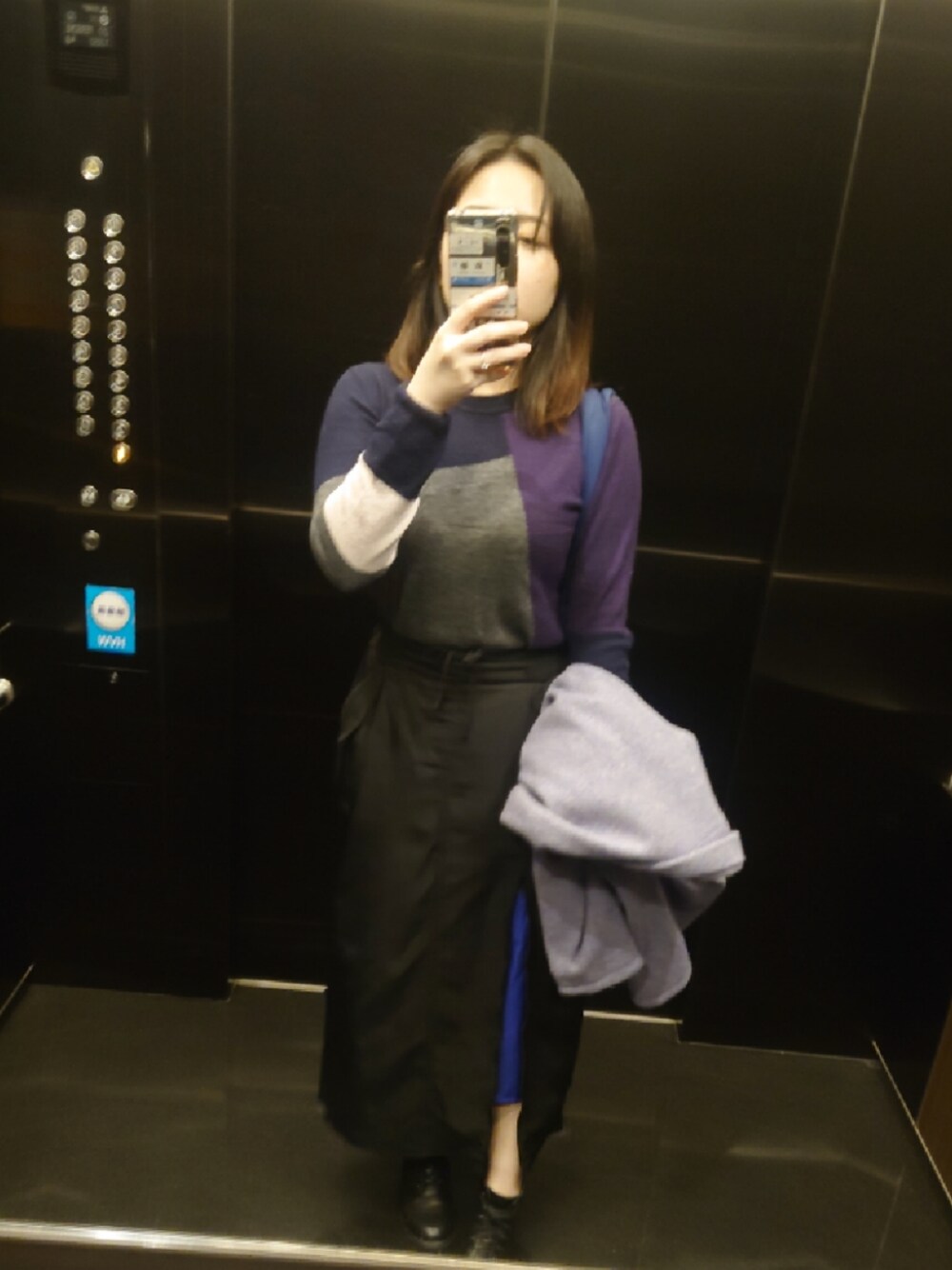 「LACOSTE L!VEのアイテム（ワンピース、その他）」を使った、perymamaさん（レディース・160cm）の冬コーディネートの1枚目の写真