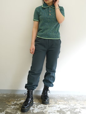 「G.V.G.V.（ジーヴィージーヴィー）のアイテム」を使った、中川 この実さん（レディース・153cm）の春コーディネート