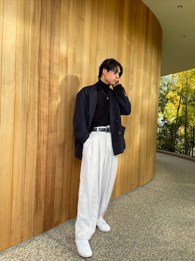 「ONCILY（オンシェリー）のアイテム（ジャケット/アウター）」を使った、ゆうとさん（メンズ・178cm）の秋コーディネート