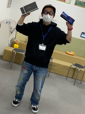 「DUBBLEWORKS（ダブルワークス）のアイテム」を使った、ahologicさん（メンズ・162cm）の冬コーディネート