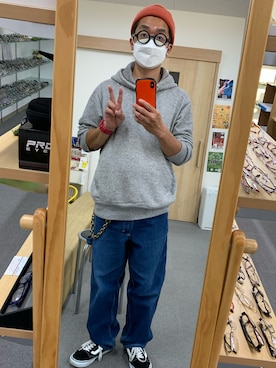 「Stan Ray（スタンレイ）のアイテム」を使った、ahologicさん（メンズ・162cm）の秋コーディネート