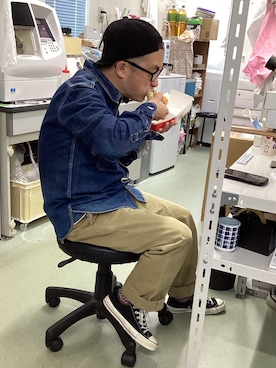 「STUDIO D’ARTISAN（ステュディオダルチザン）のアイテム」を使った、ahologicさん（メンズ・162cm）の冬コーディネート