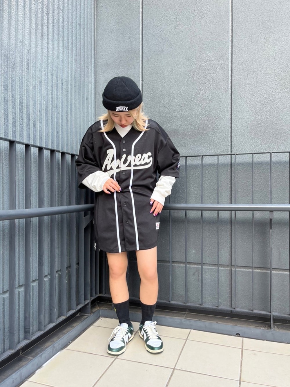 アメリカ製　ベースボールシャツ　古着　90s ストリートコーデ ベースボールシャツ×リーバイス×ジョージコックスでストリート