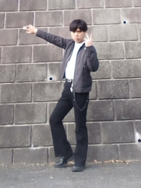 「Burner（バーナー）のアイテム」を使った、れいさん（メンズ・174cm）の冬コーディネート