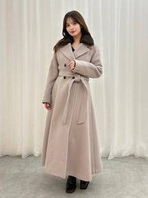 ショートビーバーウールロングコート｜リゼクシー（RESEXXY