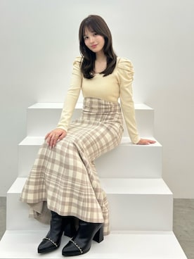 「アイテム（その他シューズ）」を使った、FUMIKAさん（レディース・155cm）の秋コーディネート