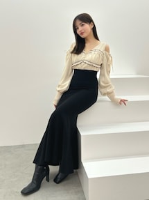 バストギャザーマーメイドワンピース｜リゼクシー（RESEXXY）公式通販