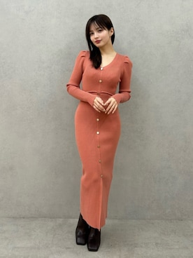 FUMIKAさん（レディース・155cm）の冬コーディネート