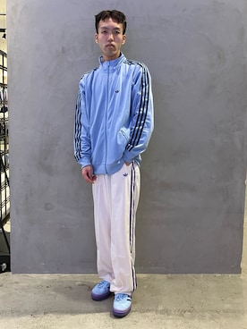 「ベッケンバウアー」｜「アイテム（ジャージ）」を使った、TTさん（メンズ・166cm）の秋コーディネート