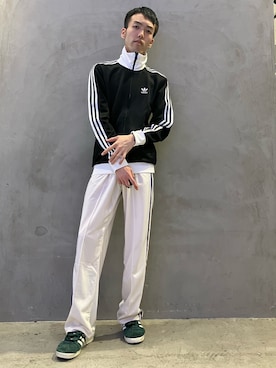 「ベッケンバウアー」｜「アイテム（ジャージ）」を使った、TTさん（メンズ・166cm）の秋コーディネート