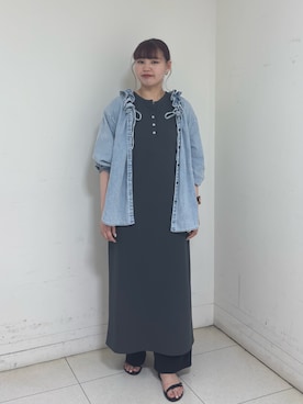 「NOLLEY’S（ノーリーズ）のアイテム」を使った、mahiru さん（レディース・164cm）の夏コーディネート